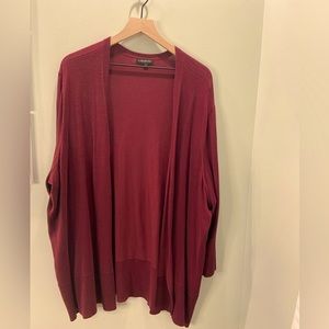 Burgundy Lane Bryant Cardigan can Span Seasons and Sizes